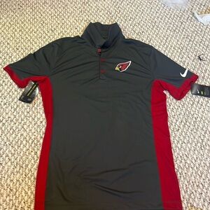 Arizona Cardinals Nike Dri-Fit Collared Shirt NWT